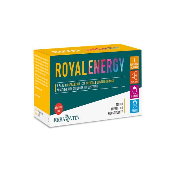 Erba Vita Royal Energy Integratore con Pappa Reale 10 Flaconcini
