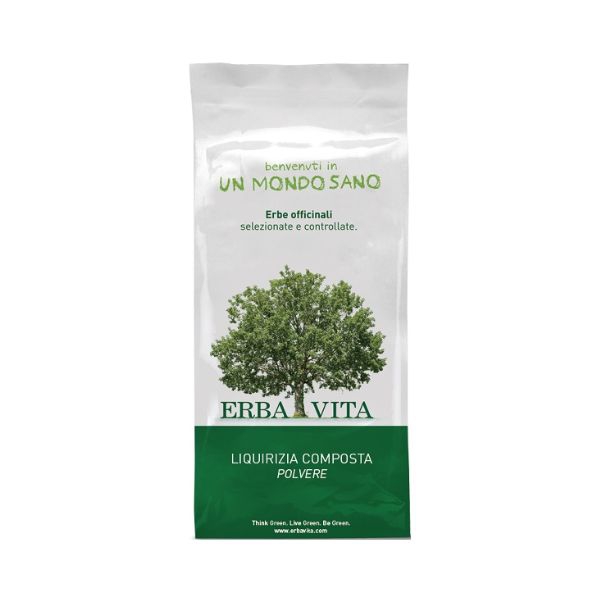 Erba Vita Liquirizia Composto in Polvere Tisana Integratore Lassativo 100 g
