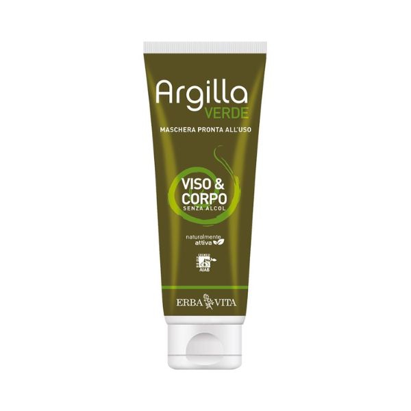 Erba Vita Argilla Verde Maschera Viso e Corpo 250 ml