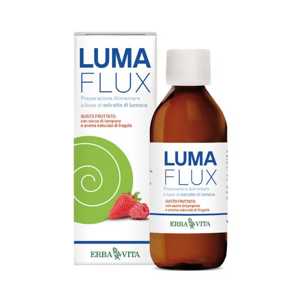 Erba Vita Lumaflux Integratore Alimentare Fluidificante e Lenitivo Fragola 150ml