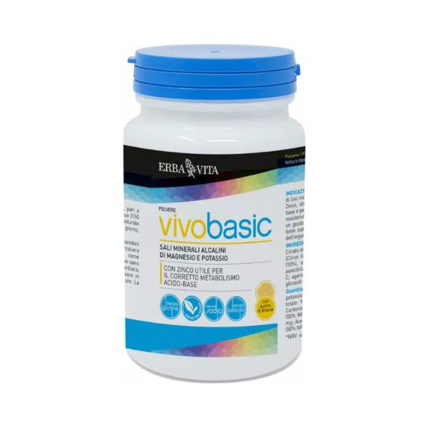 Erba Vita Vivobasic Integratore Alimentare di Sali Minerali 200 g