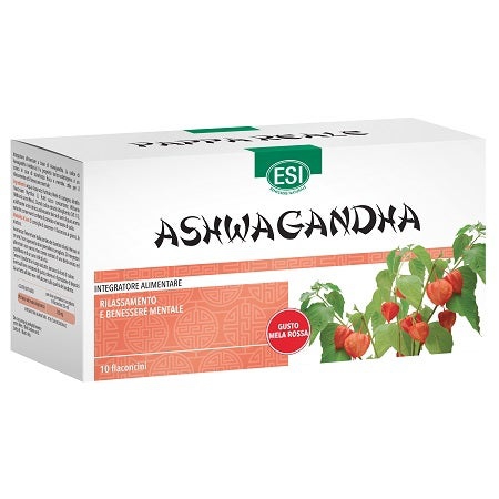 Esi Ashwagandha Integratore per il Rilassamento ed il Benessere Mentale 10 Flaconcini