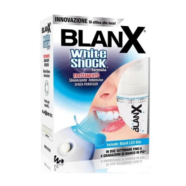 Blanx White Shock Trattamento Sbiancante + Led Bite