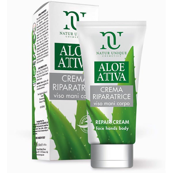 Natur Unique Aloe Attiva Crema Riparatrice Viso Mani Corpo 150ml