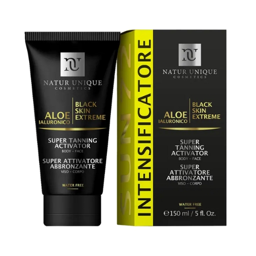 Natur Unique Black Skin Extreme Super Attivatore Abbronzante Viso Corpo 150ml