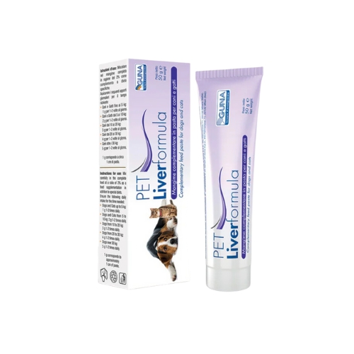 Guna Pet Liverformula Mangime Complementare Benessere Cani Gatti 50 g