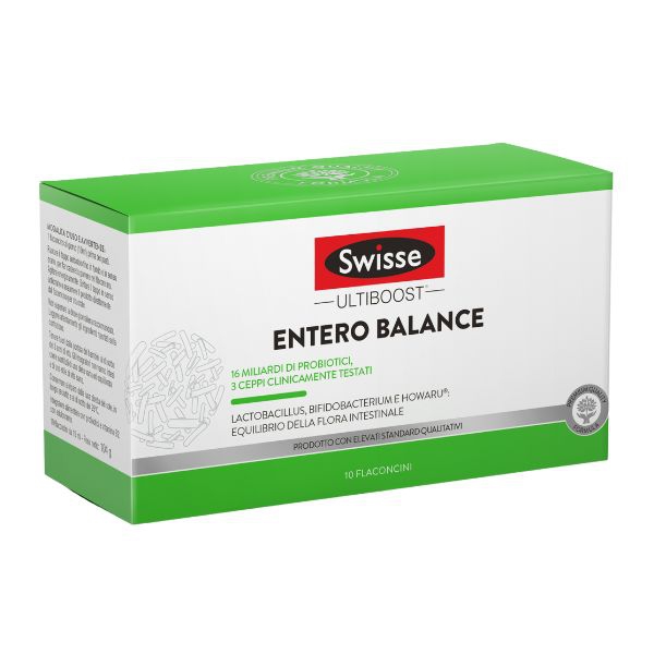 Swisse Entero Balance Liquido Integratore Probiotici 10 Flaconcini