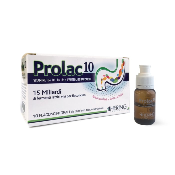 Hering Prolac 10 Fermenti Lattici 15 Miliardi 10 Flaconcini da 8 ml