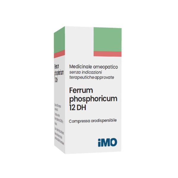  Compresse Ferrum Phosphoricum 12DH, indicato per rafforzare le difese naturali e migliorare la resistenza.