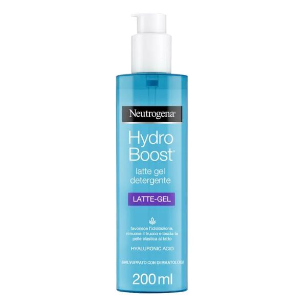 Neutrogena Hydro Boost Latte Gel Detergente Viso 200 ml