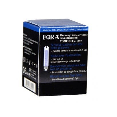 Fora Diamond GD50 Strisce Reattive Glicemia 50 Pezzi
