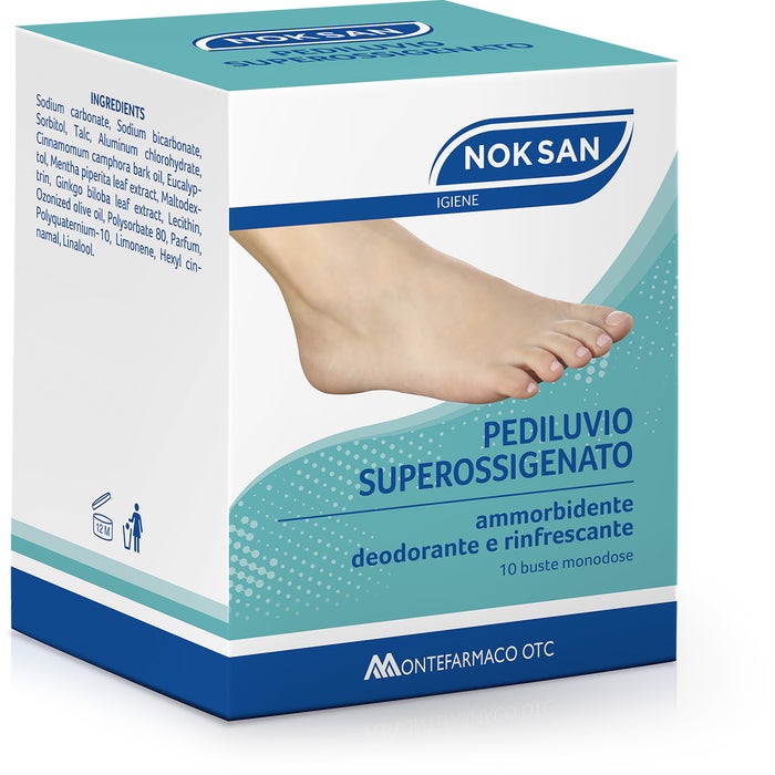 Nok San Pediluvio Superossigenato Ammorbidente e Deodorante 250 g - 10 bustine