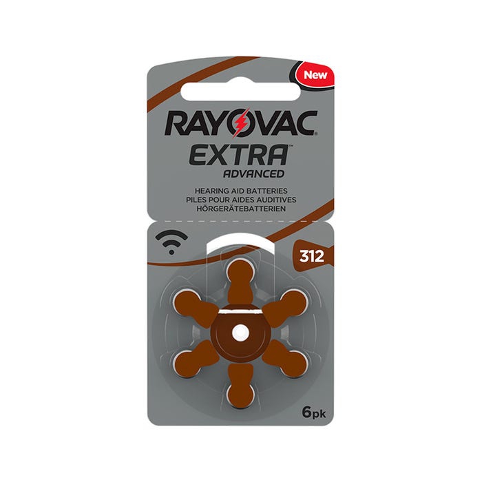 Rayovac 312 Extra Advanced 6 Pezzi