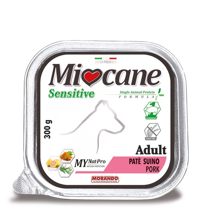 Morando Miocane Sensitive Pate' Suino Per Cani Adulti 300g
