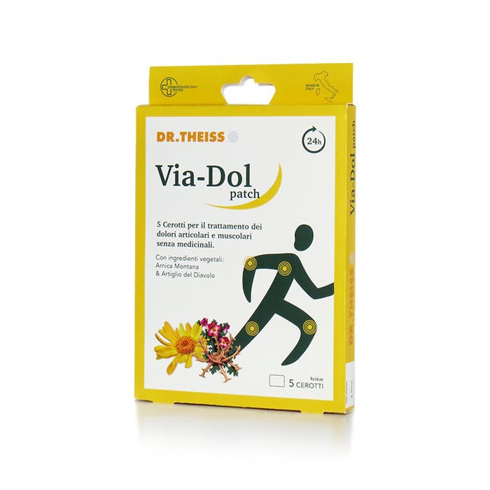 Dr Theiss Via-Dol Patch Corpo Effetto Termico 5 Cerotti