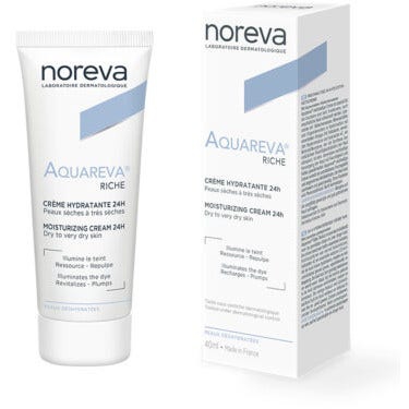 Noreva Aquareva Crema Idratante Ricca 24h Pelle da Secca a Molto Secca 40 ml