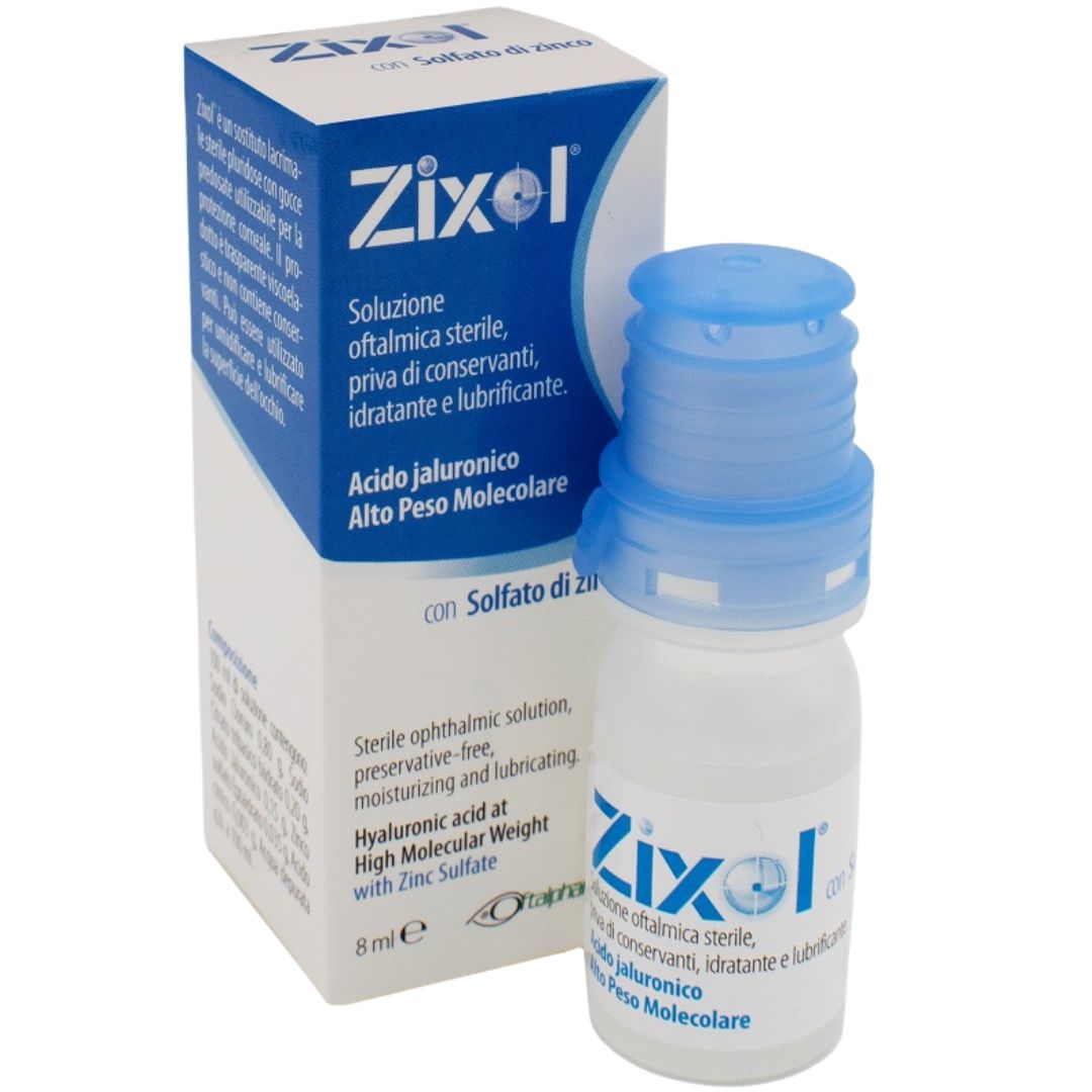 Zixol Pluridose Soluzione Oftalmica 8ml Flaconcino Sterile