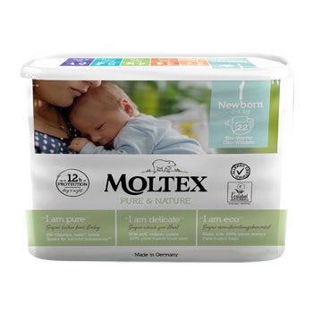 Moltex PureeNature New Born Pannolini 2 4kg Taglia 1 22 Pezzi