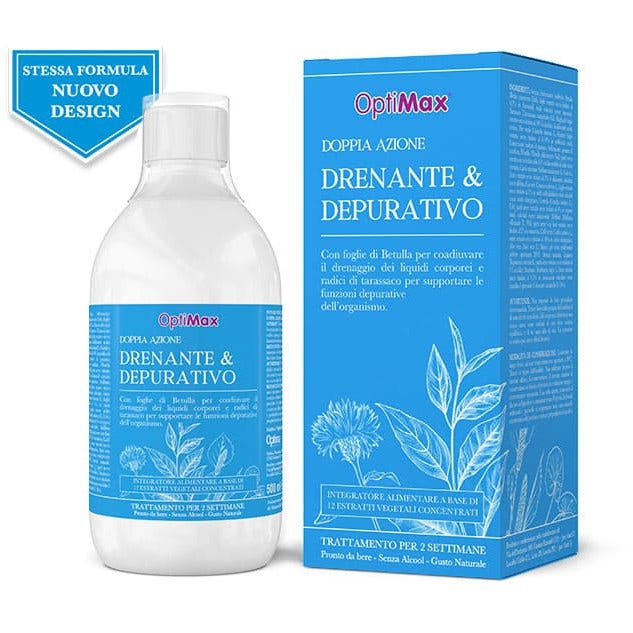 Optima Naturals Optimax Integratore Drenante e Depurativo 500 ml