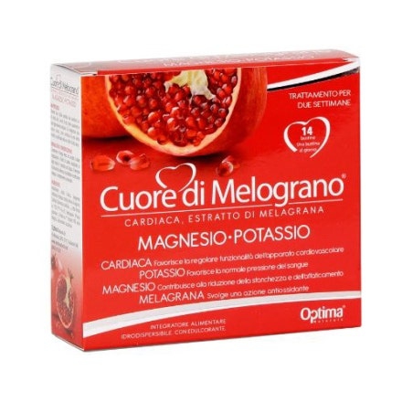 Optima Cuore di Melograno Magnesio-Potassio Integratore Benessere Cardiovascolar