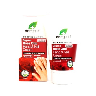 Dr. Organic Rose Otto Crema Mani e Unghie Idratante 125 ml