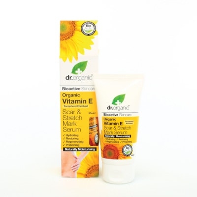 Dr. Organic Vitamina E Siero Per Cicatrici e Smagliature 50 ml