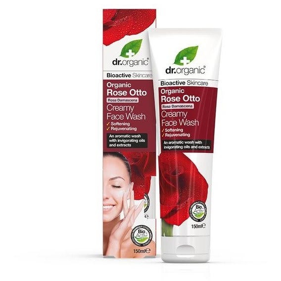 Dr. Organic Rose Otto Detergente Viso 150 ml