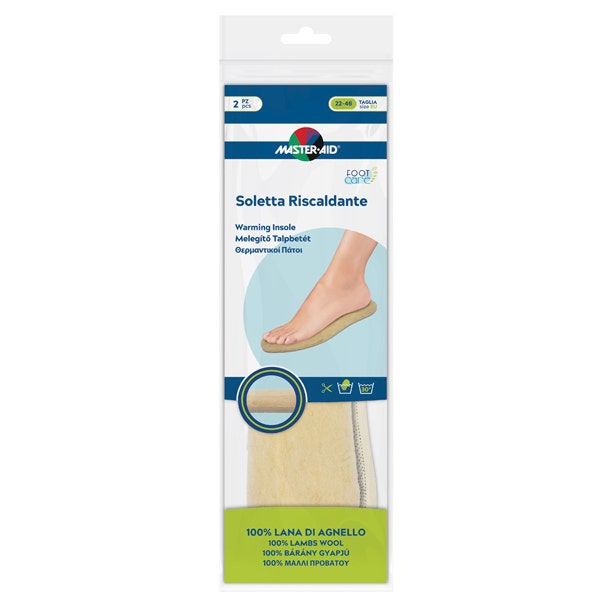 Master Aid Footcare Soletta Riscaldante Ritagliabile 2 Pezzi