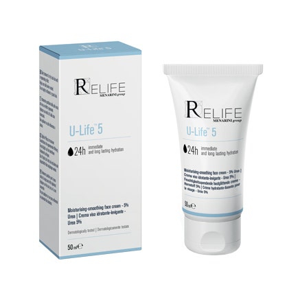 Relife U-life 5 Crema Idratante Cheratolitica Per Pelle Secca 50 ml