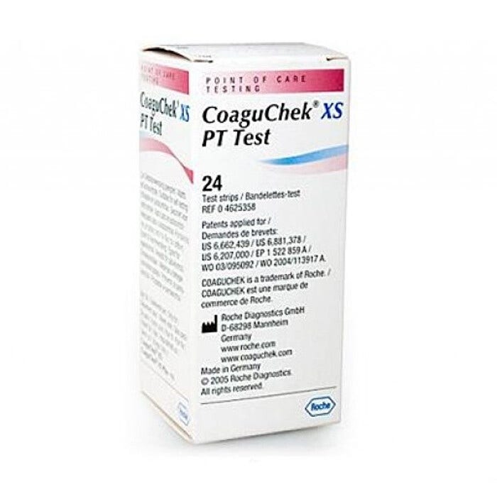 Roche CoaguCheK XS Strisce PT Test 24 Strisce