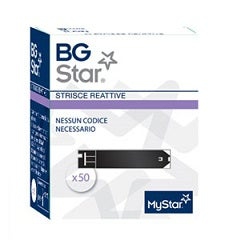 BGStar My Star Extra Strisce Reattive Glicemia 50 Pezzi