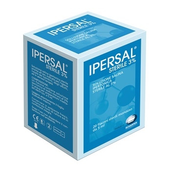 Ipersal Sterile 3% Soluzione Salina Ipertonica da Nebulizzare 20 Flaconcini da 5