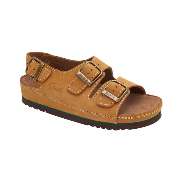 Dr. Scholl Airbag Nubuck Sandalo Cuoio Con Cinturino n°42