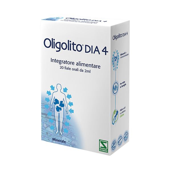 Schwabe Oligolito Dia4 Integratore Alimentare 20 Fiale da 2 ml