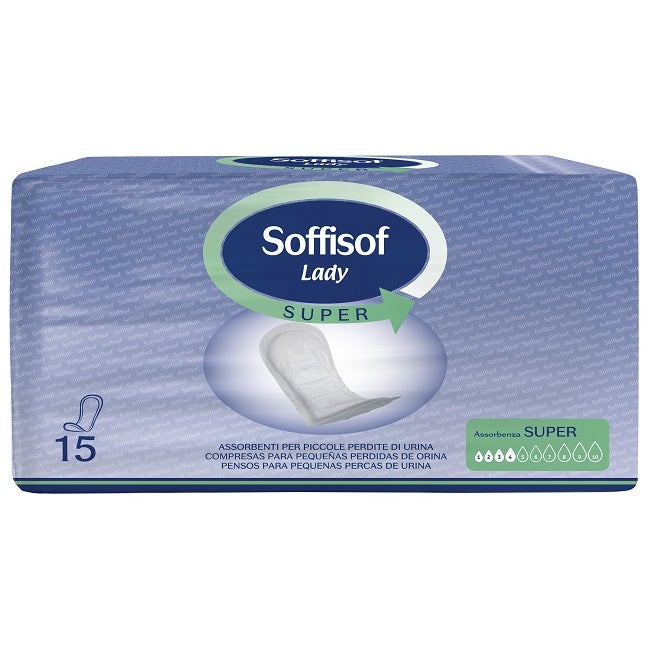Soffisof Protezioni Femminili Lady Classic Super 15 Assorbenti
