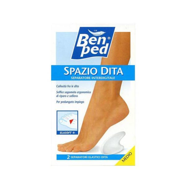 Benped Separatore Dita Intedigitale Per Dita Del Piede Accavvalate Misura M 2 Pe