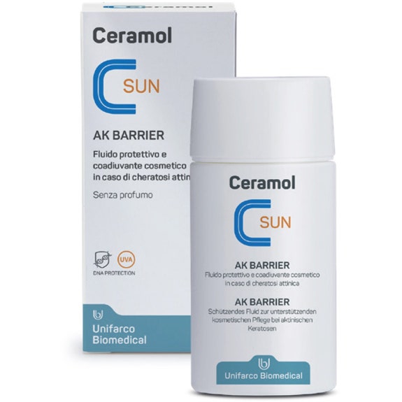 Ceramol Sun Ak Barrier Fluido Protettivo Senza Profumo 50 ml