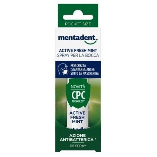 Mentadent Active Fresh Mint Spray Per Bocca 15ml