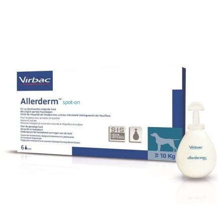 Virbac Allerderm Spot-On Trattamento Cutaneo 6 Pipette 4 Ml