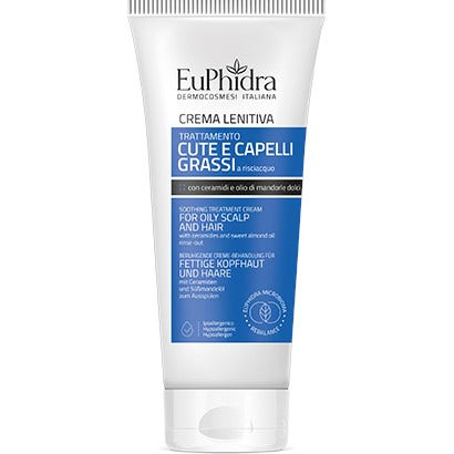 Euphidra Crema Lenitiva Cute e Capelli Grassi 200 Ml