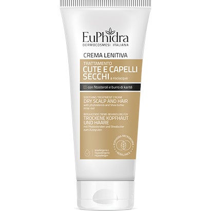 Euphidra Crema Lenitiva Cute e Capelli Secchi 200 ml