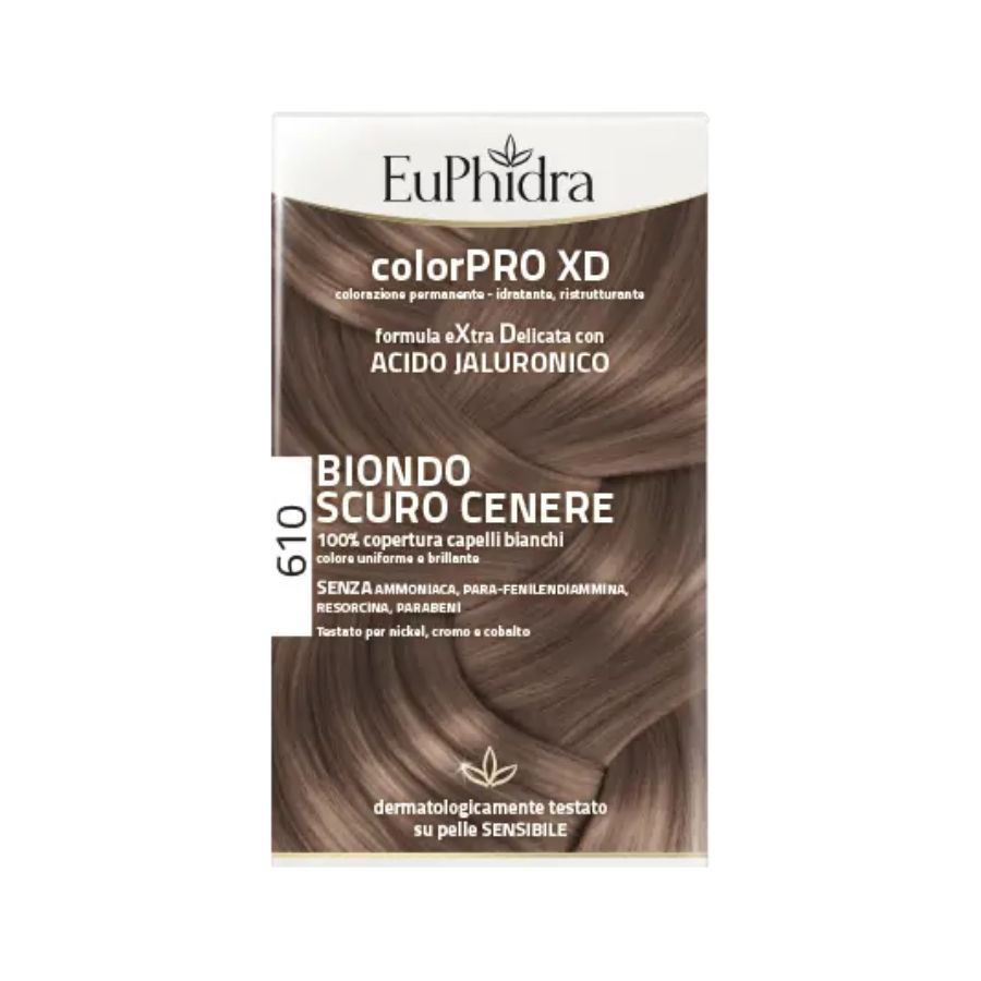 Euphidra ColorPRO XD 610 Biondo Scuro Cenere Tintura Extra Delicata