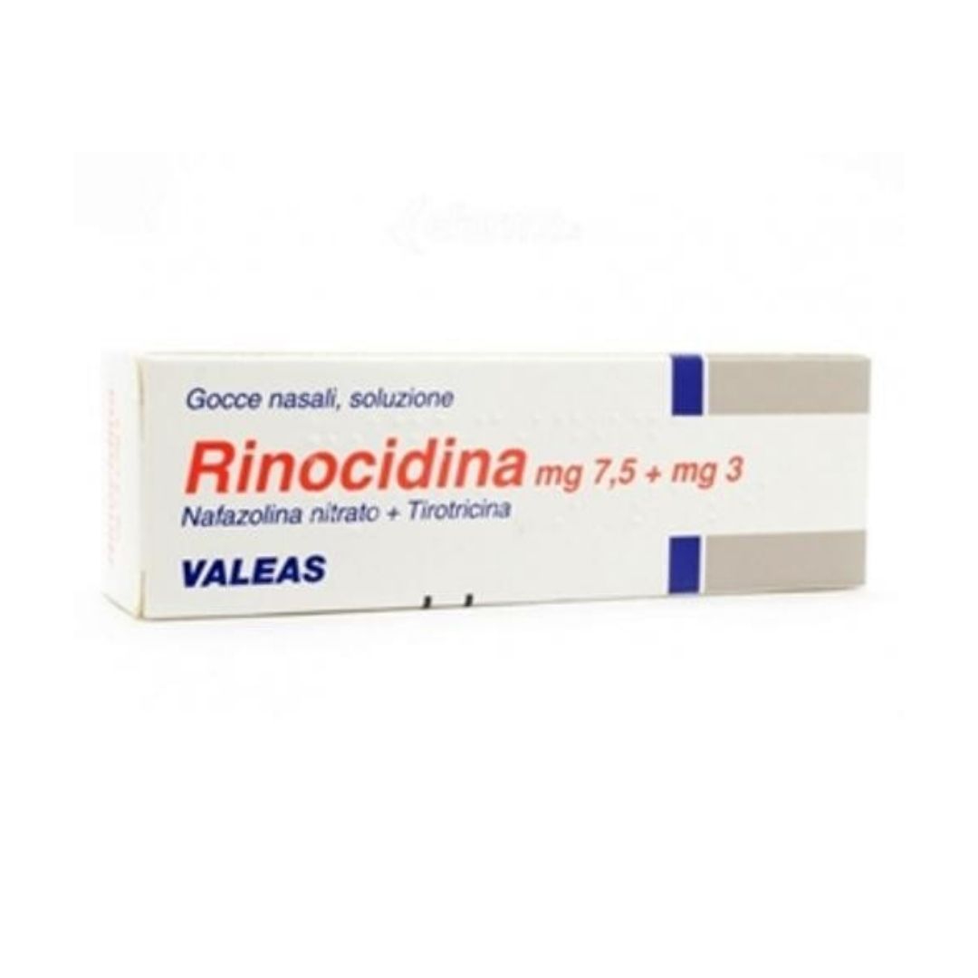 Rinocidina 7,5 Mg + 3 Mg Gocce Nasali, Soluzione 1 Flacone Da 15 Ml