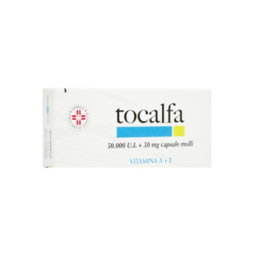 Tocalfa 50.000 Ui + 50 Mg Capsule Molli 20 Capsule Molli