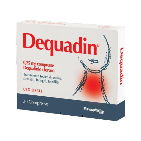 Dequadin 0,25 Mg Compresse 20 Compresse