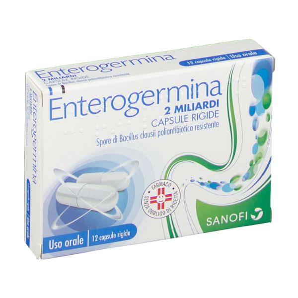Enterogermina 2 Miliardi Capsule Rigide 12 Capsule