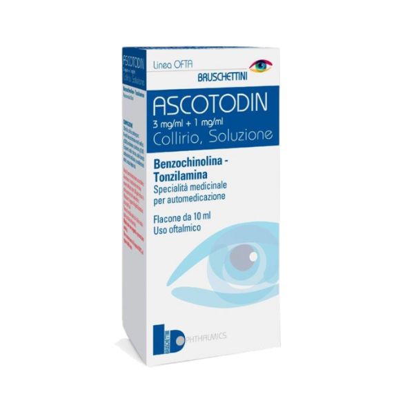 Ascotodin 3 Mg/Ml + 1 Mg/Ml Collirio, Soluzione