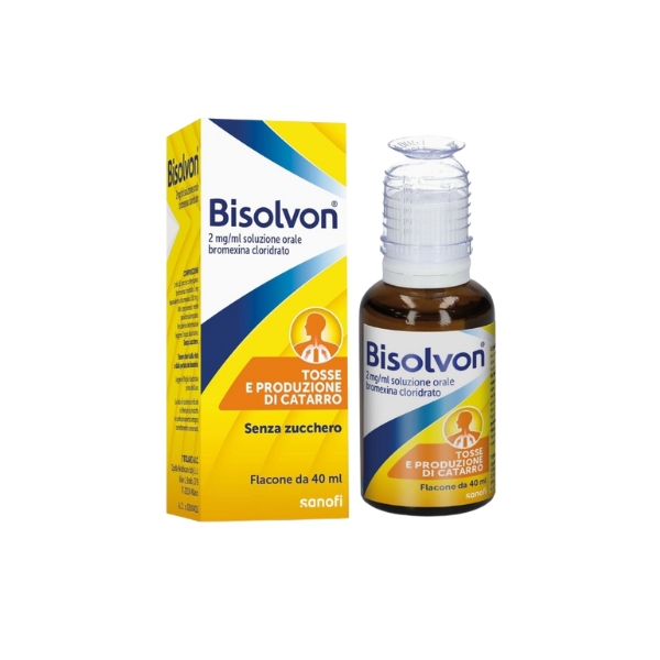 Bisolvon 2 Mg/Ml Soluzione Orale Flacone 40 Ml