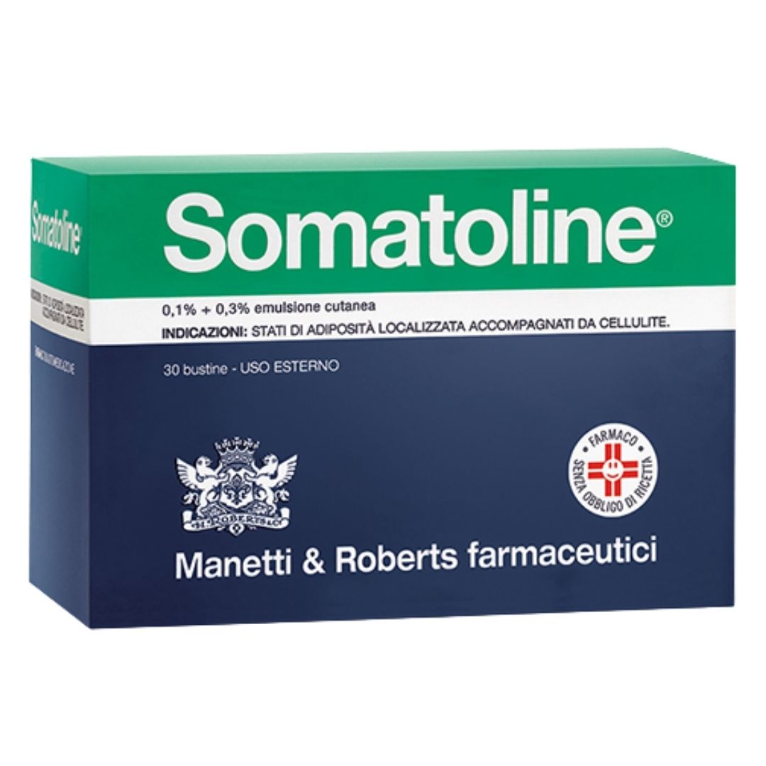 Somatoline 0,1% + 0,3% Emulsione Cutanea 30 Bustine