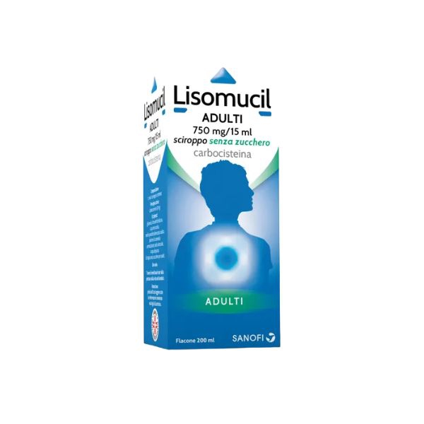 Lisomucil Tosse Muc 750 Mg/15 Ml Sciroppo Senza Zucchero Flacone 200 Ml